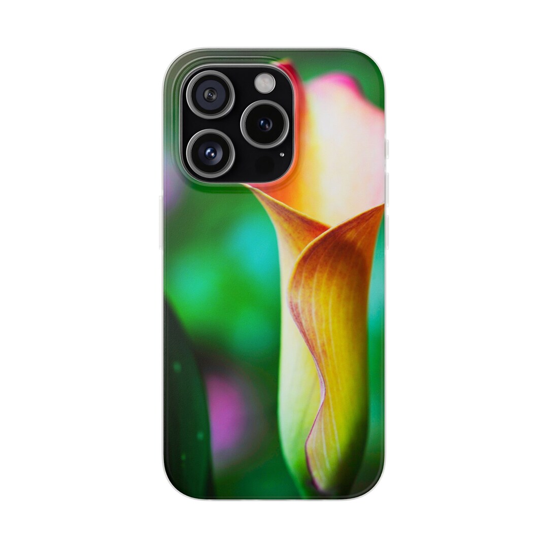 Calla Lily iPhone and Samsung Flexible Phone Case (39 Models) | MakerPlace by Michaels Calla Lily iPhone and Samsung Flexible Phone Case (39 Models) | MakerPlace by Michaels